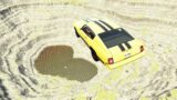 BeamNG.drive Leap Of Death Car Jumps & Falls Into Water #432