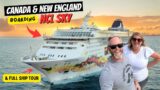 Boarding Norwegian Sky for OUR FIRST Canada & New England Cruise!  Plus Full Ship Tour