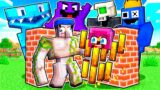 Build To SURVIVE But We're MOBS In MINECRAFT!