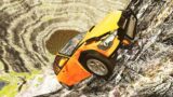 Car vs Leap of Death Water Deep Hole BeamNG.drive #420