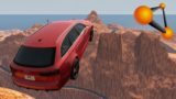 Cars vs Leap Of Death Over Canyon | Beamng Drive