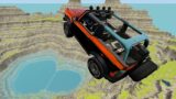 Cars vs Leap of Death BeamNG drive #20