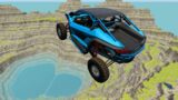 Cars vs Leap of Death BeamNG drive #24