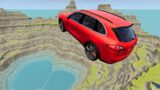 Cars vs Leap of Death BeamNG drive #25