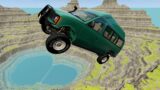Cars vs Leap of Death BeamNG drive #26
