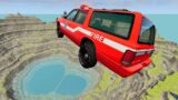 Cars vs Leap of Death BeamNG drive #27