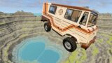 Cars vs Leap of Death BeamNG drive #30