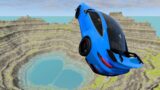 Cars vs Leap of Death BeamNG drive #33