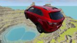 Cars vs Leap of Death BeamNG drive #35