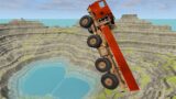 Cars vs Leap of Death BeamNG drive #8