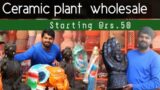 Ceramic plant wholesale | starting price 50rs|Govind Terracotta's Nacharam| Hanok creations| Vlog |