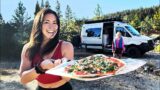 Cooking Gourmet Pizza in my Van at the Top of a Mountain