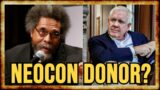 Cornel West Accepts, then RETURNS, Neocon BILLIONAIRE Donation