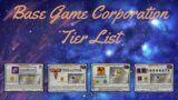 Corporation Tier List 3 (Base Game Flexes)