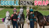 DOUBLE PONY SWAP!!! + BAREBACK BLINDFOLD CHALLENGE!