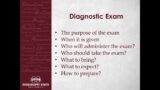 Diagnostic Exam Tutorial