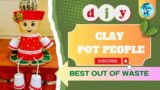 Diy Clay Pot People Design / Terracotta pot Craft Ideas / Garden Decor / Best Out Of Waste