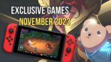 Exclusive Nintendo Switch Games coming in NOVEMBER 2023
