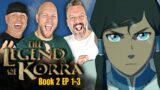 First time watching the LEGEND OF KORRA reaction s2 ep 1-3