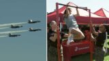 Fleet Week: Blue Angels show off skills in SF air, service members awe public on land