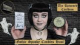 GOTHIC SPOOKY CANDLES – THE UPTURNED CAULDRON HAUL – WHERE TO FIND UNIQUE SPOOKY CANDLES