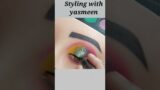Gorgeous Unique Colorfull Cut Crease Eye Makeup Tutorial #makeup #shorts #viral