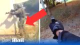 Hero Israeli police officer takes on Hamas terrorists with only a pistol during attack