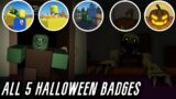 How to get ALL 5 HALLOWEEN BADGES in Residence Massacre with TUTORIAL [Roblox]