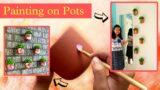 How to paint Terracotta Pots | Painting on pots for Home and Garden decoration