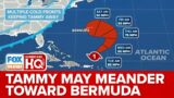 Hurricane Tammy Turns North With Potential Track Near Bermuda By Weekend