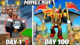 I Survived 100 Days as GOD of DEATH in HARDCORE Minecraft!