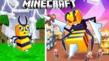 I Survived 100 Days as a MURDER HORNET in HARDCORE Minecraft!