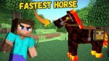 I found *Fastest horse* in the world | Minecraft gameplay hindi | Virajin