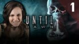 I'M TERRIFIED.. Until Dawn First Playthrough | Part 1