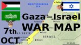 Israel Gaza Conflict War Map – Oct 7th