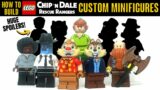 LEGO CHIP n DALE RESCUE RANGERS Custom Minifigure Showcase – How to Build the Characters!