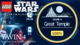 LEGO The Skywalker Saga – Yavin 4 (Space and Great Temple) All Open World Collectibles 100%