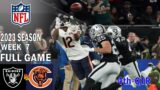 Las Vegas Raiders vs Chicago Bears FULL GAME 4th-QTR 10/22/23 Week 7 | NFL Highlights Today