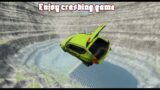 Leap of Death Car Jumps & Falls into pit water | BeamNG drive | enjoy crashing game