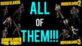 Literally EVERY Playable Vault Hunter In Borderlands explained (1, 2 TPS And 3)