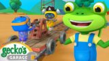 Mechanicals Train Track Treasure Hunt | Gecko's Garage | Trucks For Children | Cartoons For Kids