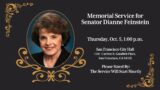 Memorial Service for Senator Dianne Feinstein