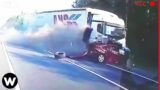 Moments Of Idiots Driver Got Instant Karma Filmed Seconds Before Disaster!