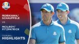 Morikawa/Schauffele vs McIlroy/Fitzpatrick Highlights | 2023 Ryder Cup