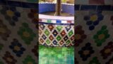 Moroccan terracotta fountain decor #ighoud_ceramic_tiles #shorts