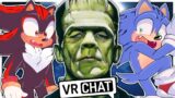Movie Sonic and Movie Shadow Meet Frankenstein In VRCHAT!!