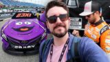 NASCAR at Miami! Up Close with Drivers, Cars, GRIMACE and More!