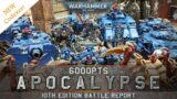 *NEW CODEX APOCALYPSE* Ultramarines vs Tyranids 6000pts 10th Edition Warhammer 40K Battle Report
