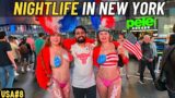 NIGHTLIFE in NEW YORK CITY ? | Times Square