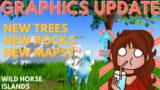 New TREES and ISLAND MAPS in WILD HORSE ISLANDS on ROBLOX (Graphical Update 2023)